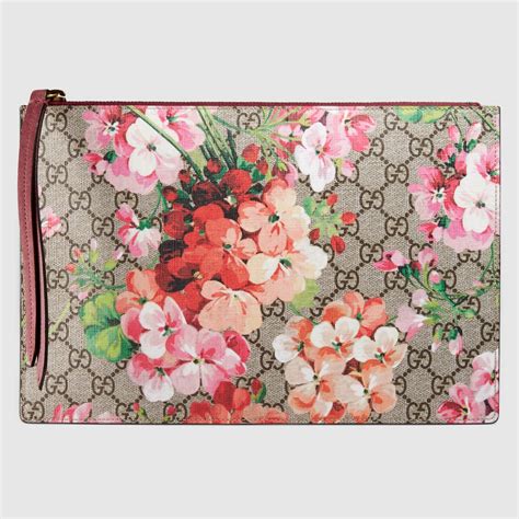 gucci bloom print bag|gucci bloom make up bag.